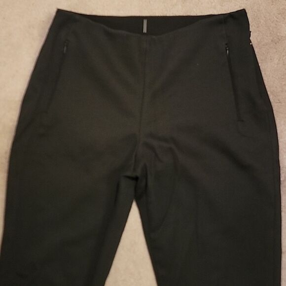 Elie Tahari Strait Leg Black Pants Sz 8 - Picture 1 of 11